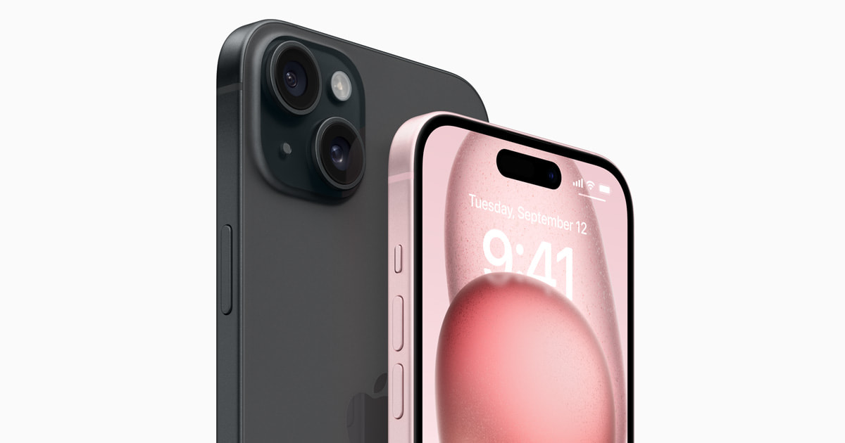 iPhone 15 正面产品外观